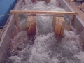 Upstream View of Sturgeon Passage - Year 3 Baffle Experiment